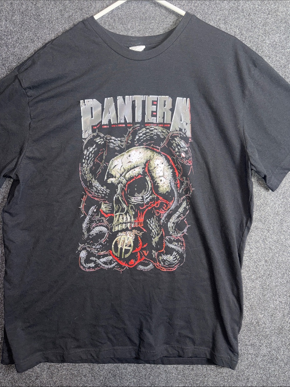 Pantera Skull Graphic Band Tee - Black